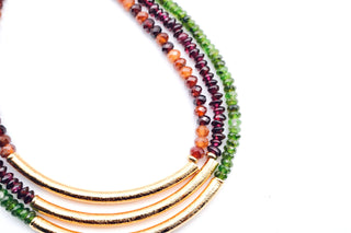 Golden Foliage Necklace