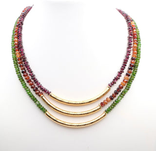 Golden Foliage Necklace