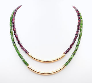 Golden Foliage Necklace