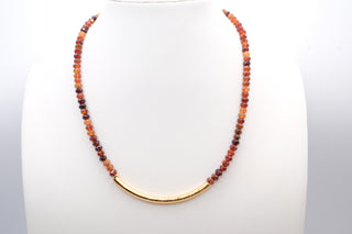 Golden Foliage Necklace